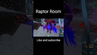 Raptor room ark mobile  ark survival evolved mobile arkmobile [upl. by Aerdnaxela]