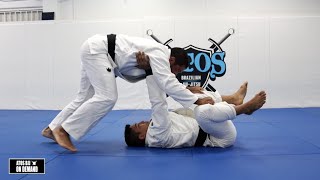 How to pass opponents guard before grip contact by BJJ World Champ Andre Galvao [upl. by Tserrof948]