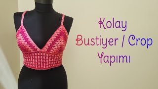 Bu Model Olay En Kolay Bustiyer  Crop Yapımı [upl. by Normak429]