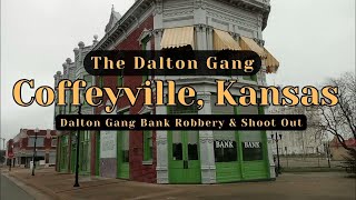 Driving in Coffeyville KS by the Dalton Gang Bank Museum Abandoned Buildings amp Victorian Houses [upl. by Ntisuj]