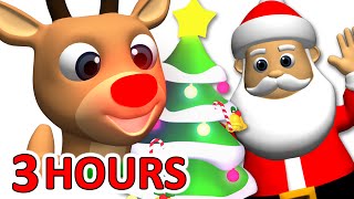 quotKids Christmas Songsquot 3 Hours  Rudolf Santa Claus Frosty amp More Children Busy Beavers [upl. by Trygve]