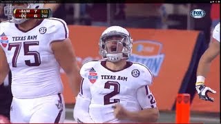 2013 Cotton Bowl Johnny Manziel Amazing 44 Yard Scramble Run vs Oklahoma [upl. by Yttel]