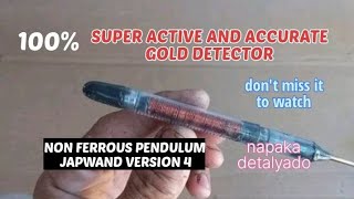 DIY NON FERROUS PENDULUM GOLD DETECTOR JAPANESE WAND VERSION 4 [upl. by Viking]