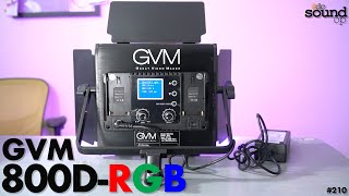 GVM 800DRGB Video LED Light Panel Demo amp Tests [upl. by Eeltrebor]