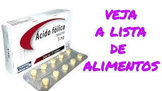 ALIMENTOS QUE CONTÉM ÁCIDO FÓLICO VC PRECISA SABER [upl. by Curt]