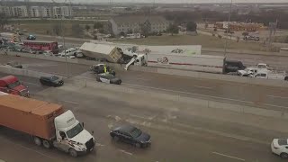 What we know about Thursdays massive pileup on I35W in Fort Worth [upl. by Cymbre353]