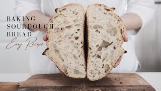 Baking Sourdough Bread — My Definition of a Day Off  Silent Vlog [upl. by Roydd]