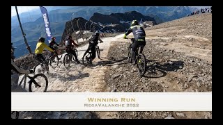 Megavalanche 2022 final  winning run  full race  Stefan Peter [upl. by Natsreik630]