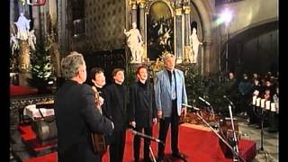 Spirituál kvintet  vánoční koncert quotV jeslích dítě spinkáquot 1995 [upl. by Ahsinot]