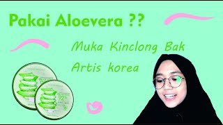 REVIEW Nature Republic Aloe Vera Shooting Gel 92  Wajah Kinclong Bak Artis Korea [upl. by Lilac]