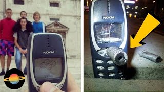 Nokia 3310 VS 16 Shots Double Action C02 BB GUN [upl. by Nicolai]