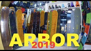 Arbor 2019  обзор всех сноубордов коллекции  изменения по креплениям [upl. by Dyan]