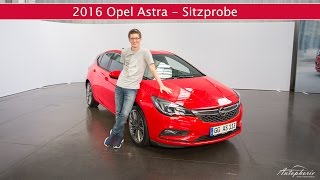 2015 Opel Astra K Erster Eindruck und Sitzprobe [upl. by Amlas]