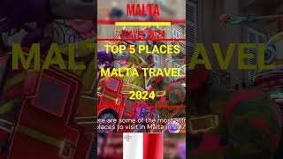 MALTA Travel 2024  Top 5 Beautiful Places To Visit In Malta [upl. by Sitarski]