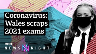 Coronavirus Will school exams be cancelled around the UK in 2021  BBC Newsnight [upl. by Sadick485]