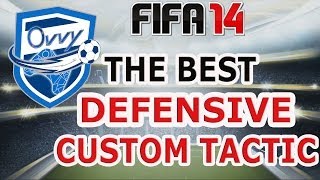 FIFA 14 Tutorial  The Best Defensive Custom Tactic HDH amp FUT  How to defend  Advices [upl. by Noyar244]