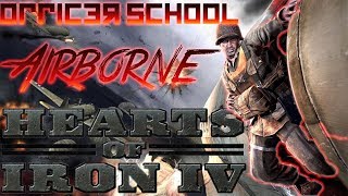 Hearts of Iron 4 Officer School 2  Airborne Tactics Using Paratroopers [upl. by Anyad]