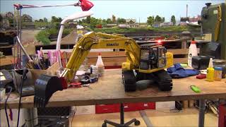 Komatsu PC290 von Fumotec  Erster Test mit der Hydraulik [upl. by Adianes]