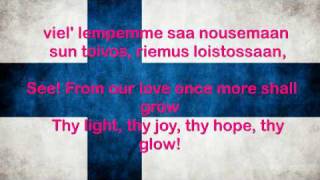 Finland National Anthem English lyrics [upl. by Gisella]