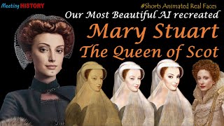 Mary Queen of Scots Most Beautiful AI Recreations of the Tudor Queens  shorts [upl. by Dash159]