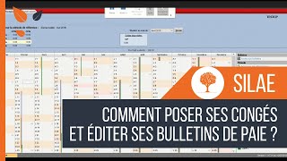 SILAE  Portail salarié  Comment poser ses congés et éditer ses bulletins de paie [upl. by Annayd]