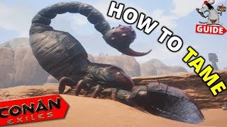 CONAN EXILES Scorpion Taming How To Get Scorpion Pets [upl. by Egarton]