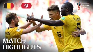 Belgium v Tunisia  2018 FIFA World Cup  Match Highlights [upl. by Ylrac]