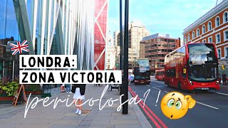 COME e la ZONA di VICTORIA a LONDRA SICURA PERICOLOSA TRASPORTI Vlog  lavorare amp vivere in UK [upl. by Alford]