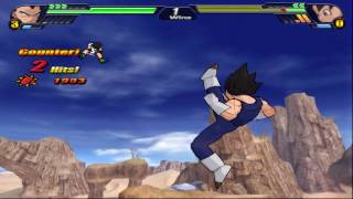 TAS DBZ Budokai Tenkaichi 3 Survival Mode 10 KOs Vegeta [upl. by Nerral598]