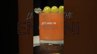 How to Make the ENZONI Cocktail 🍇 shorts grapes campari [upl. by Anawad]