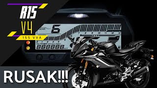 R15 V4 2024 MODEL  R15 V4 TOP SPEED 🥶 yamaha r15m r15v4 mt15 viral yamaha shorts [upl. by Francklyn]