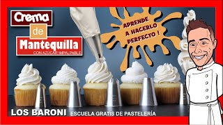 🍦👨🏼‍🍳 COMO HACER UN GLASEADO DE MANTEQUILLA PERFECTO ✔️🔺 LOS BARONI cursos de pastelería online [upl. by Orbadiah38]