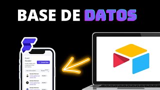Como usar AIRTABLE como BASE DE DATOS para Apps Móviles Tutorial API en FLUTTERFLOW [upl. by Eelannej]