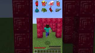 Will every Mob pass these Holes minecraft meme shorts [upl. by Jacobsohn]