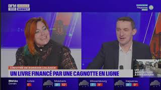 Interview de C Abécassis Weigel sur BFM Alsace dans Bonsoir LAlsace  24 janvier 2024 à 17h45 [upl. by Yrrum]