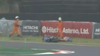 Gino Rea  Gino Rea crash  Rea  Rea crash  Rea suzuka  suzuka crash  incidente rea [upl. by Drwde873]