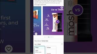 RageFuel Protein Bars Unleash the mosh Pit Power  MOSH PROTEIN BARS  AMAZON FINDS [upl. by Nerek545]