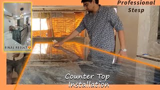 Excellent😍 Easy Step for Counter Installation  Important Stepsकाउंटर इंस्टालेशन के लिए आसान कदम ✔ [upl. by Ralyat]