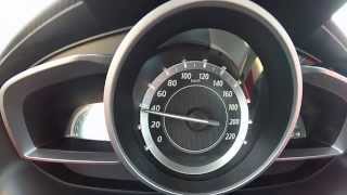 2015 Mazda 2 15 90 HP Acceleration 0100 [upl. by Reinwald]