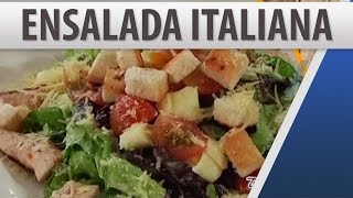 Ensalada Italiana con Vinagreta de Albahaca  Recetas de comida [upl. by Natividad]