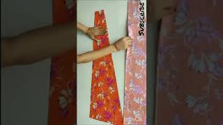 panel kurti cutting stitching tutorial viral ytshorts diy [upl. by Rahcir]