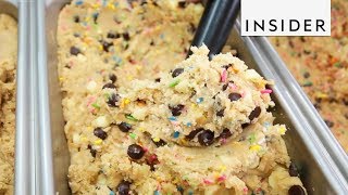 Edible Cookie Dough Shop Is Taking Over NYC [upl. by Anitteb]