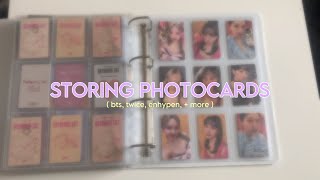 storing 200 photocards  bts twice enhypen amp tons more [upl. by Alywt971]