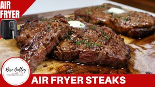 Air Fryer Steak  Juicy and Tender Ribeye Steak [upl. by Rezal]