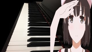 Saenai Heroine no Sodatekata EP 8 insert song  ETERNAL  Megumi Kato   Piano [upl. by Heng]