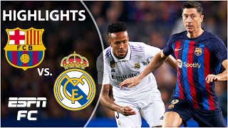 🚨COMPLETE TURNAROUND🚨 Barcelona vs Real Madrid  Copa Del Rey Highlights  ESPN FC [upl. by Eda]