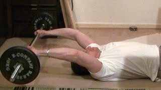 How To Do Barbell Pullovers At Home [upl. by Ialda]