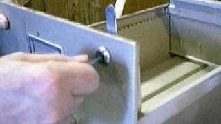 HOW TO PICK A WAFER LOCK ON A FILE CABINET [upl. by Sitof]