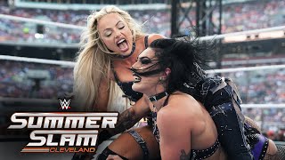 Liv Morgan vs Rhea Ripley – Women’s World Championship Match SummerSlam 2024 highlights [upl. by Kenna]