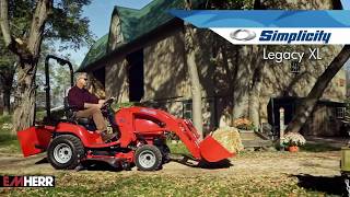 Simplicity Legacy XL Sub Compact Tractor [upl. by Vezza]